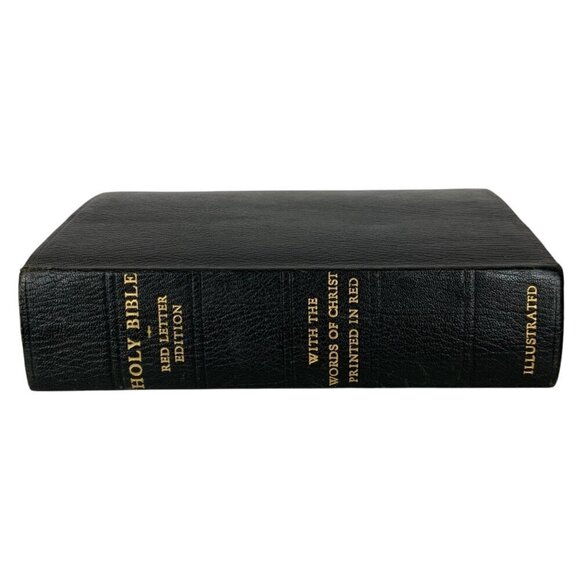 Vintage Holy Bible Red Letter Edition by Blackwell-Wielandy Leather Cover 1920s - Picture 2 of 14